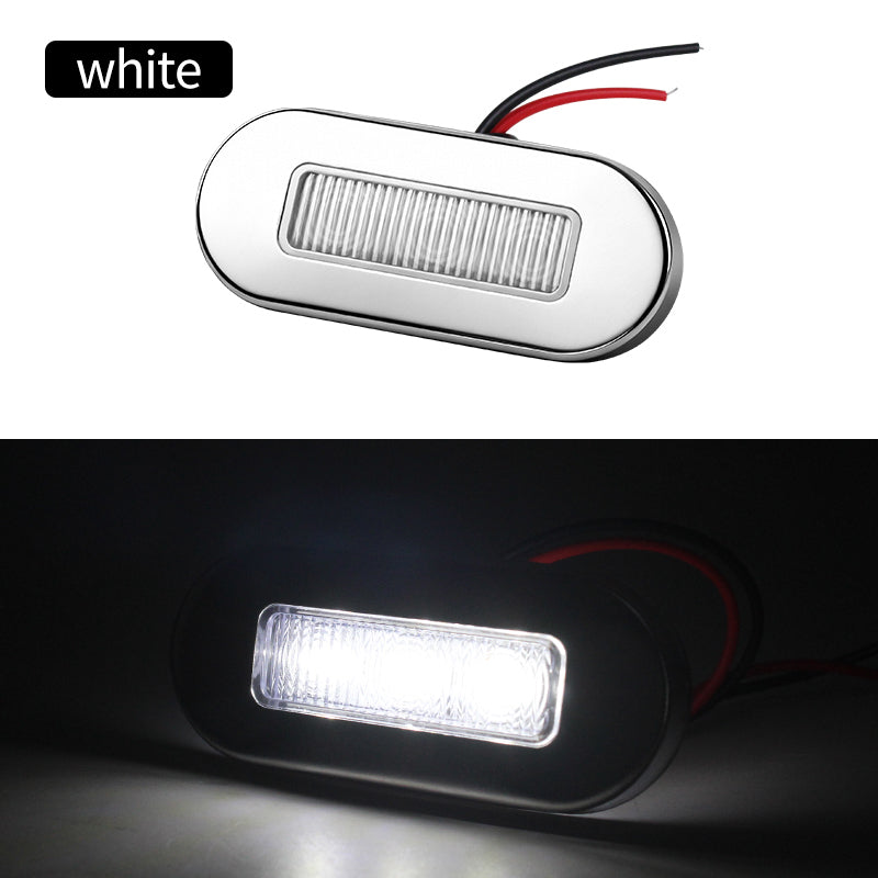 GPRGIT CBD-3LED Multicolor Waterproof LED Truck Side Light 12V-24V Piranha Beads 3LED 72.8mm IP67