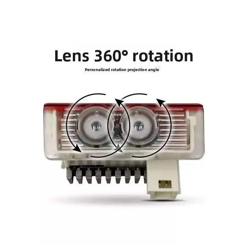 Dynamic LED Door Welcome Light for Mercedes-Benz C260L, C-Class E300L A200L GLC - Car Door Projector Puddle Light