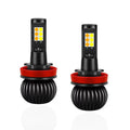 2-Pack Dual-Color LED Fog Light Bulbs H7 H11 9005 9006 HB3 HB4, 18W 2600LM
