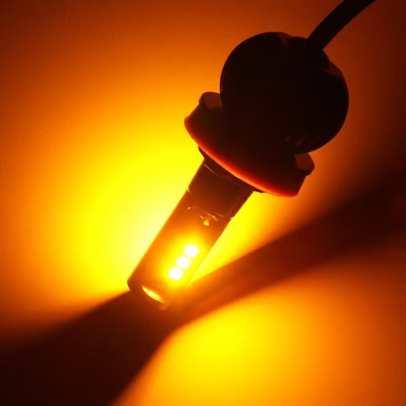 2-Pack Dual-Color LED Fog Light Bulbs H7 H11 9005 9006 HB3 HB4, 18W 2600LM