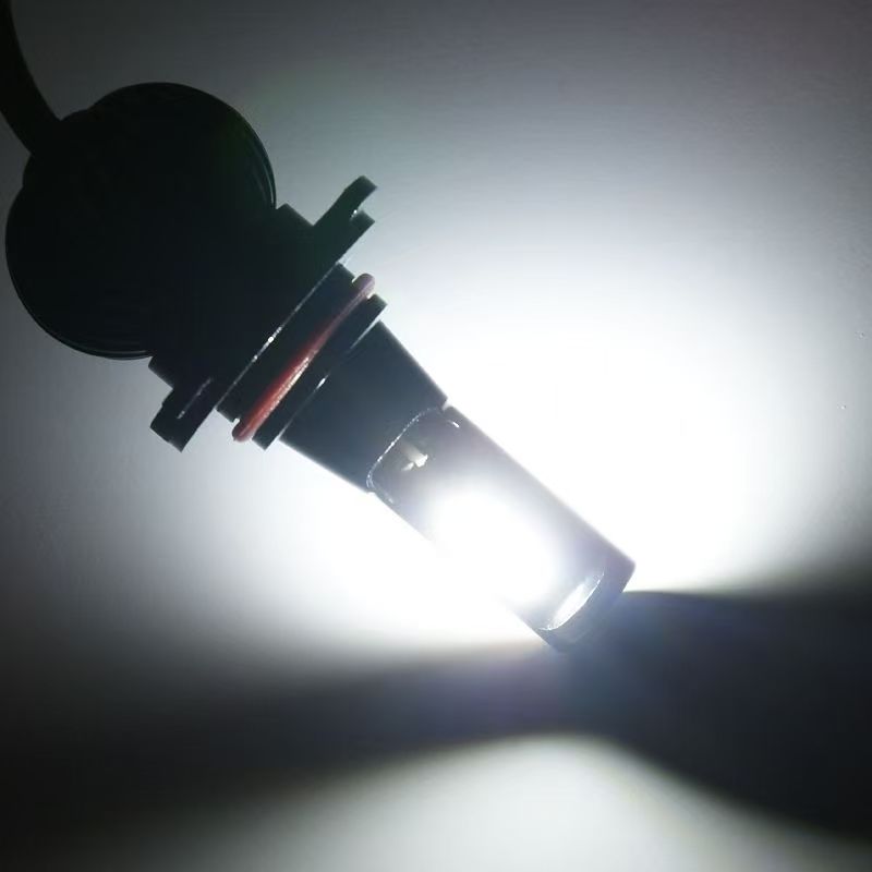 2-Pack Dual-Color LED Fog Light Bulbs H7 H11 9005 9006 HB3 HB4, 18W 2600LM