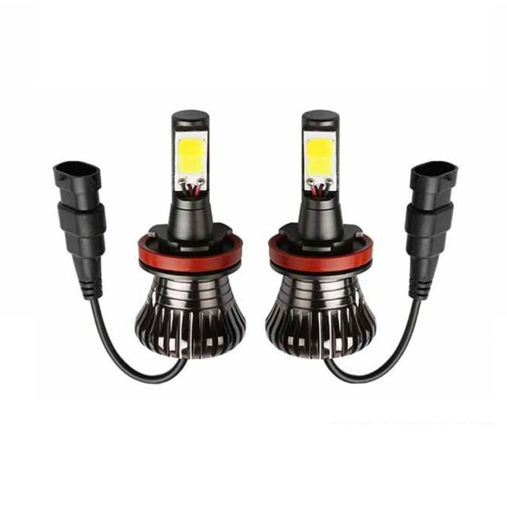 Dual-Color LED Fog Lamp Headlamp Bulbs H3 H7 H11 9005 H8 H16 9006 HB3 HB4 880 881 H1