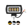 3inch Dual Color LED Driving Light Waterproof 40W LED Flood Spot WorkL Light for Motorcycle Offroad ATV SUV
