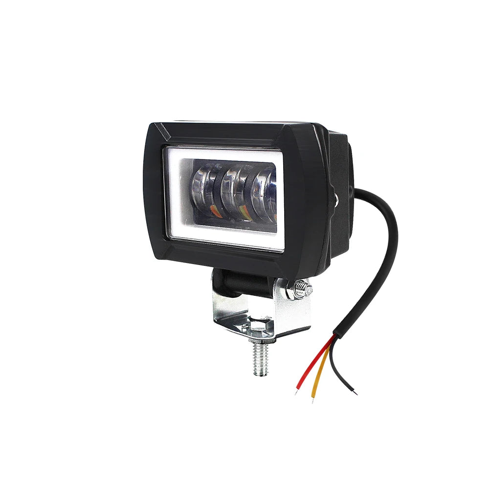 30W 3-Inch White Yellow LED Spot Light for Motorcycle High Low Beam Driving Headlight Work Fog ATV Offroad Jeep Lighting Systems