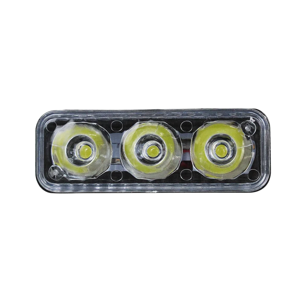 Seller Cheap Personalized 3LED Daytime Running Light White 12v 6w Universal Bright Work Lights Waterproof Lamps Beads for Cars