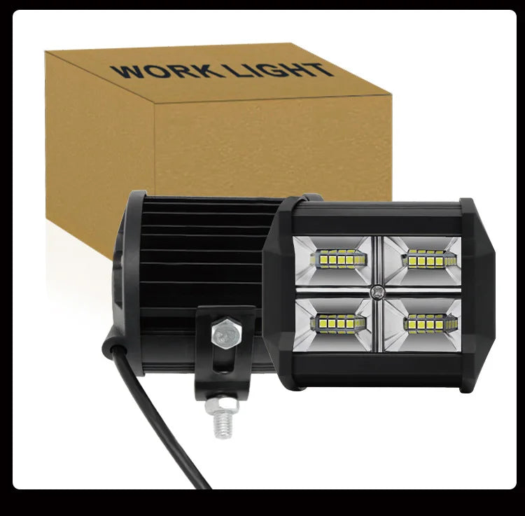 3.6Inch 48W LED Truck Work Lights Flood Lamp Fog Driving Lights Others Car Light Accessories for Trailer Tractor Offroad 12V 24V