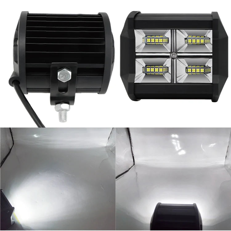 3.6Inch 48W LED Truck Work Lights Flood Lamp Fog Driving Lights Others Car Light Accessories for Trailer Tractor Offroad 12V 24V