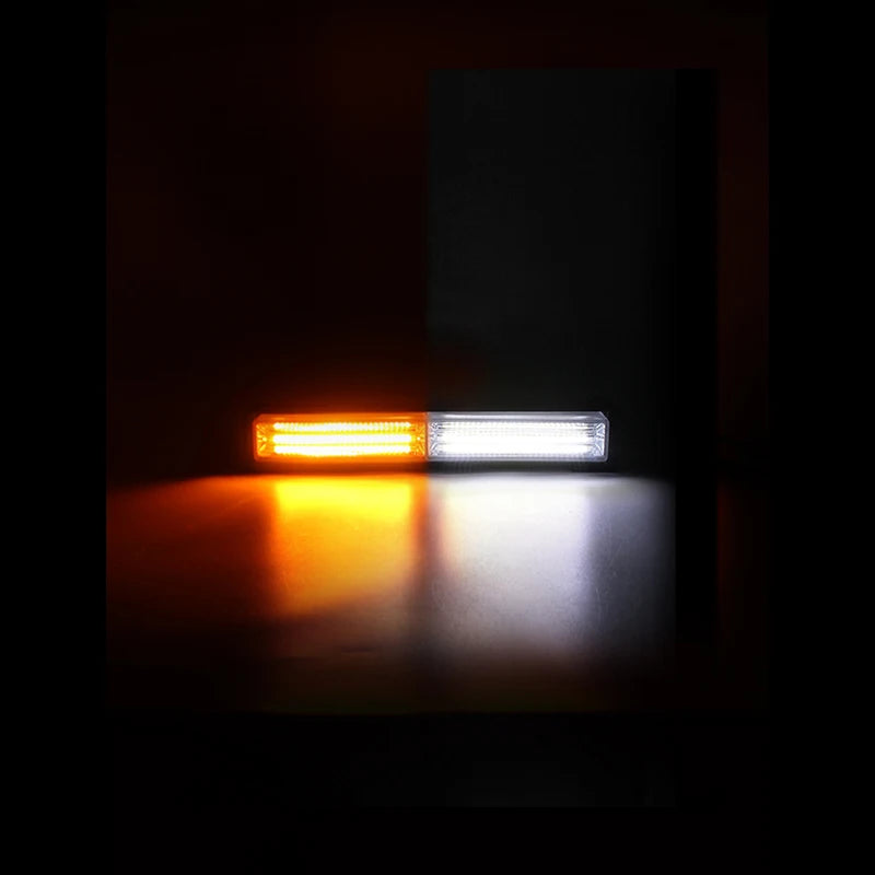 9inch LED Strobe Light Single Row Car Driving Lamp Traffic Emergency Warning Offroad Truck Vehicle Led Work Lights