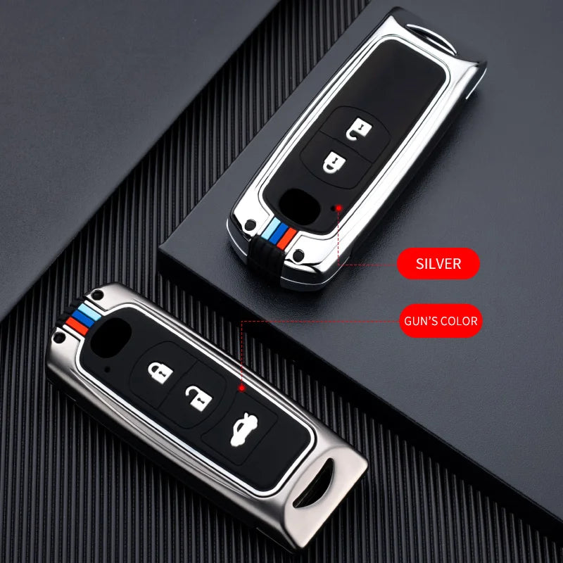 GPRGIT Metal Car Smart Keychain for Mazda 2 3 5 6 Demio Atenza Axela CX-3 CX-5 CX-4 CX-7 CX-9 MX-5 Key Case Cover Protector Accessories