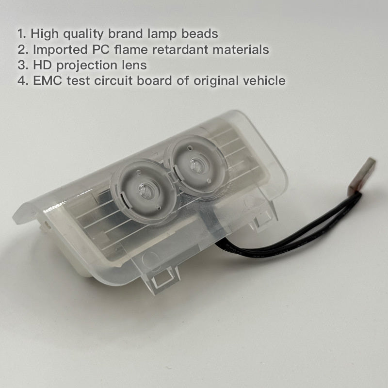 GPRGIT Dynamic Car Door Welcome Light for Odyssey Elysion CR-Z INSPIRE Spirior Shadow Lamp Auto Dual Lens LED/Laser