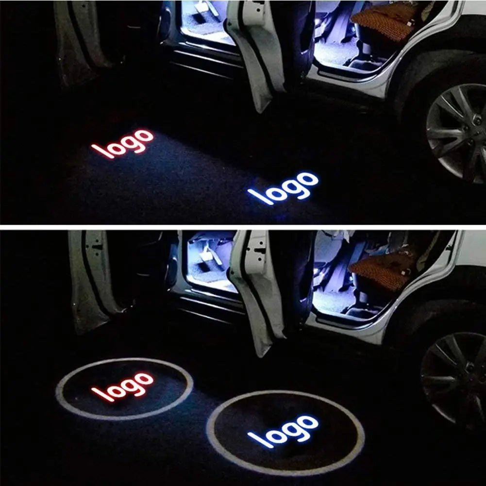 GPRGIT Wireless LED Car Door logo Laser Welcome Ghost Projector Light