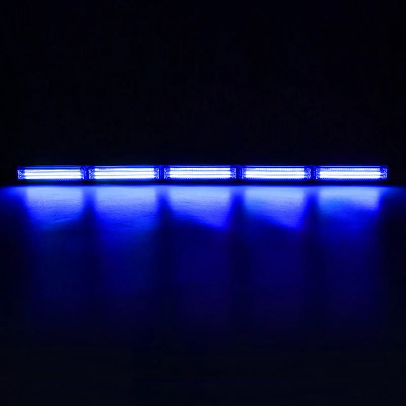 29inch Vehicles COB Warning Strobe Lightbar Multicolor Flashing DRL Lights Bar LED Flash Emergency Work Lights for Trucks