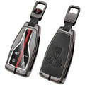 GPRGIT Zinc Alloy Car Key Cover Case Shell Holder Protector for Hongqi HS5 HS7 HS E HS9 Logo Keychain Bag Set Interior Accessories