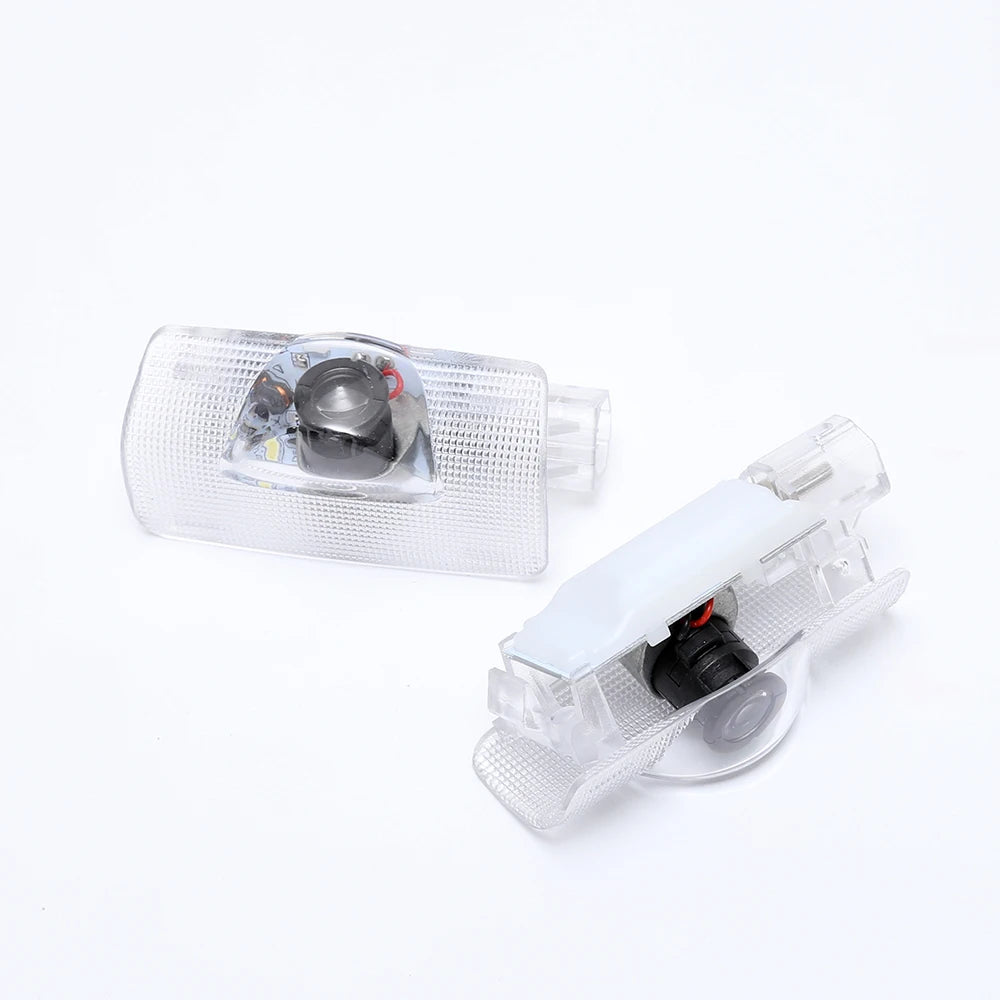 GPRGIT Wireless LED Logo Projector Lights for Car Doors 3D Ghost Shadow Puddle Lights Accessory Welcome Door Lamp