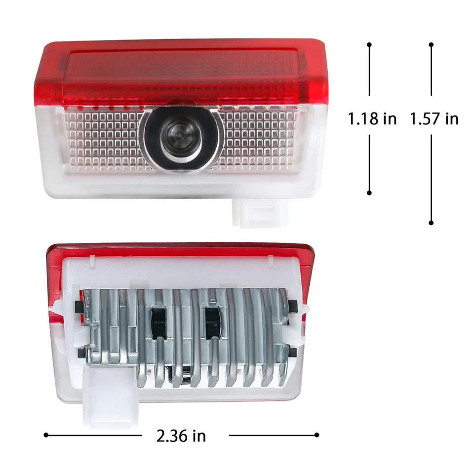 GPRGIT 5W Wireless LED Car Door Welcome Light for Mercedes-Benz E/C/S Class E300L GLC