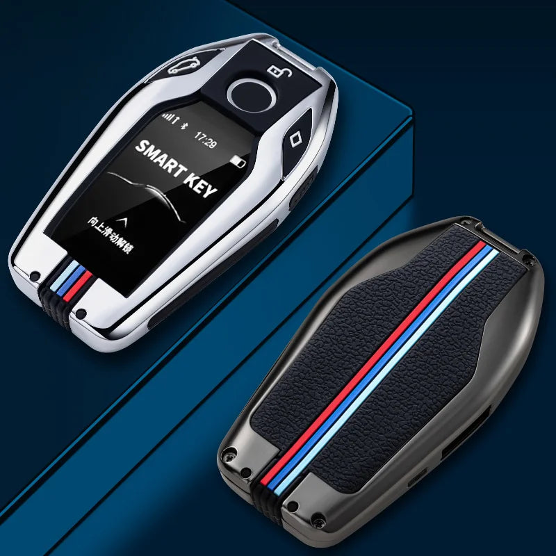 GPRGIT Car Key LED Display Intelligent Screen Key Case Cover Fob for BMW 5 6 7 Series G11 G12 G30 G31 G32 X3 X4 X5 X7 G01 G02 G05 G07