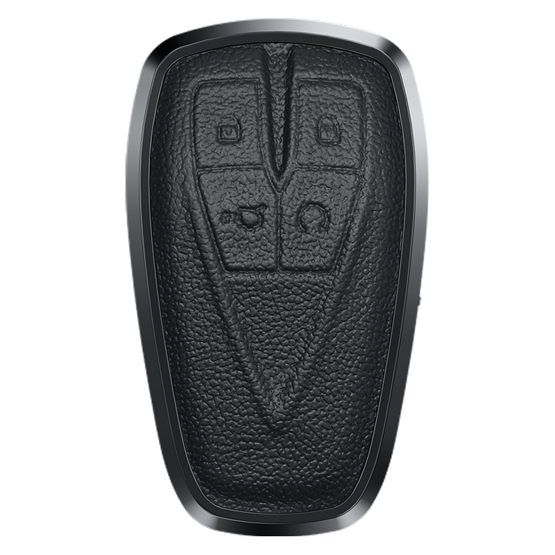 GPRGIT Aluminum Alloy+Leather Car Key Fob Case Cover for Changan CS35 PLUS CS55 PLUS CS75 PLUS Eado UNI-T UNI-K