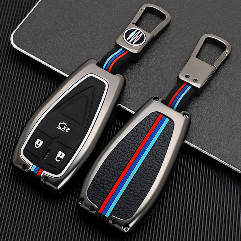 GPRGIT Zinc Alloy Car Remote Key Case Full Cover for Changan CS35PLUS CS55PLUS CS75PLUS 2019 2020 3/4/5 Buttons Key Shell Accessories