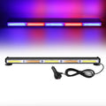 Auto Double Row Led Flash Bar Light For 4x4 Heavy-duty Truck Car Boat Warning Flashing Strobe Light Amber White Blue Red