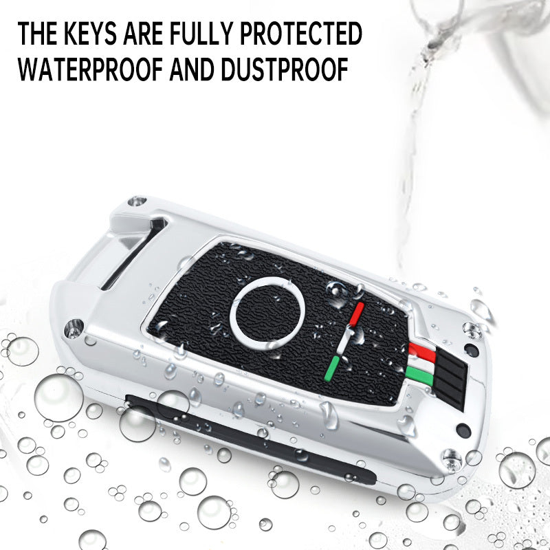 GPRGIT Zinc Alloy Car Remote Key Case Cover Protect Shell Fob for Zhonghua V3 V5 V6 V7 H530 H330