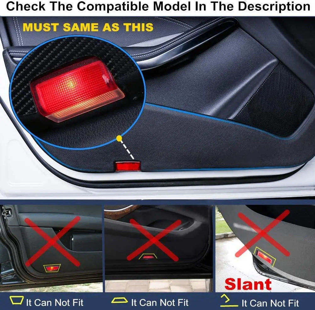 GPRGIT Car Door Logo Light LED Projector Ghost Shadow Welcome Lights for Mercedes-Benz Emblem Courtesy Step Lights Kit Replacement