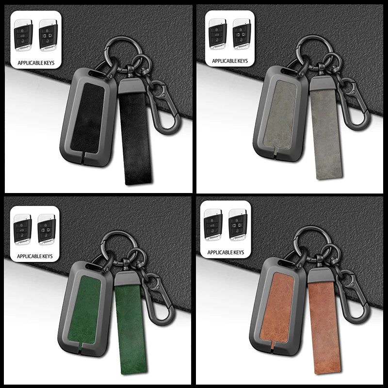 GPRGIT Metal Car Key Cover Case for VW Magotan GTE Passat B8 CC Arteon & Skoda Fabia Superb A7 Kodiaq
