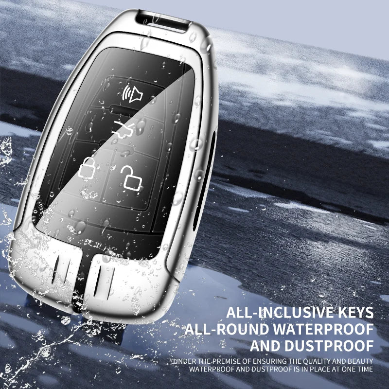 GPRGIT Car Remote Key Fob Cover Case Protector for BAIC Senova BJ40 PLUS/EX5/EU5/EC5/BJ80/D50/DJ80