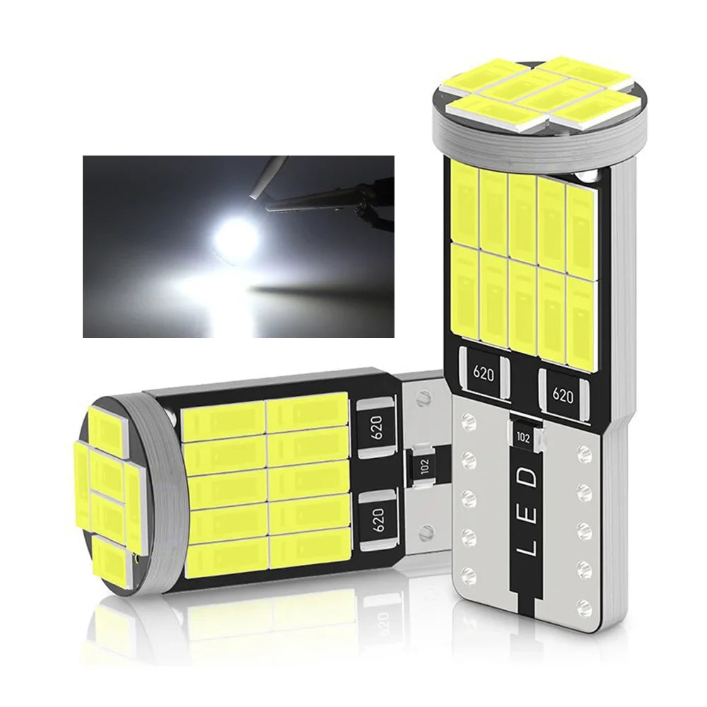 GPRGIT 12V Car Interior LED Reading Light 4014 26SMD T10 W5W 194 168 Red White Blue