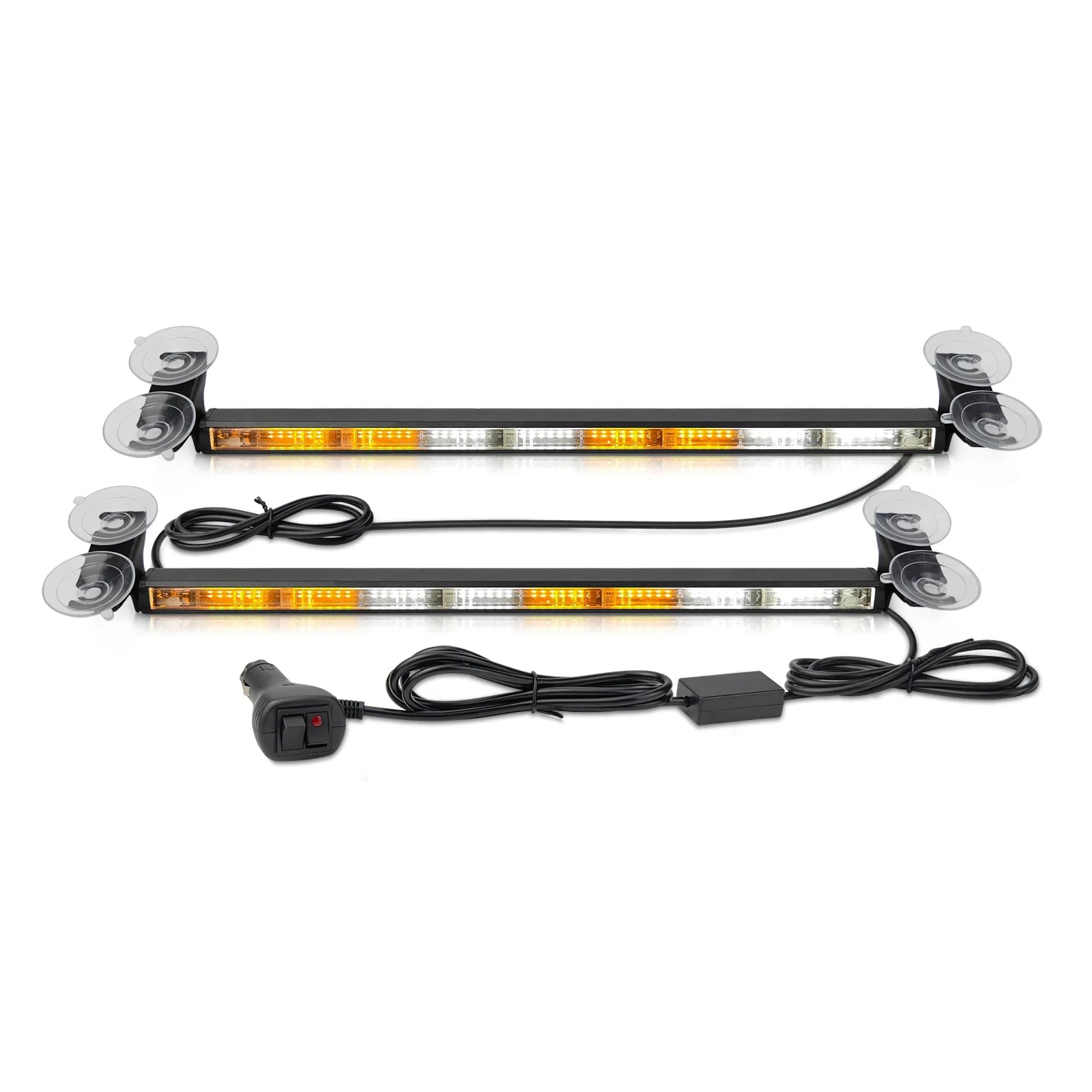 Dual Color Two Sync Flash Interior Emergency Car LED Dash Strobe Light One Controller Emergency Light Auto Exterior Lighting