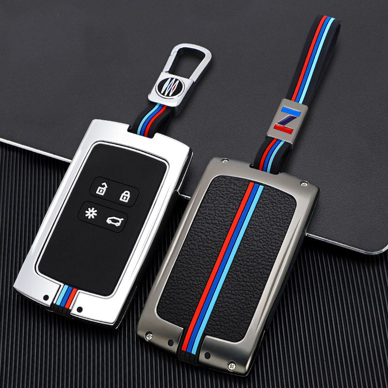 GPRGIT Flip 3 Buttons Key Case Cover for Lada Vesta Granta for Renault Megane Clio Captur Kangoo Auto Folding Keychain Car Accessories