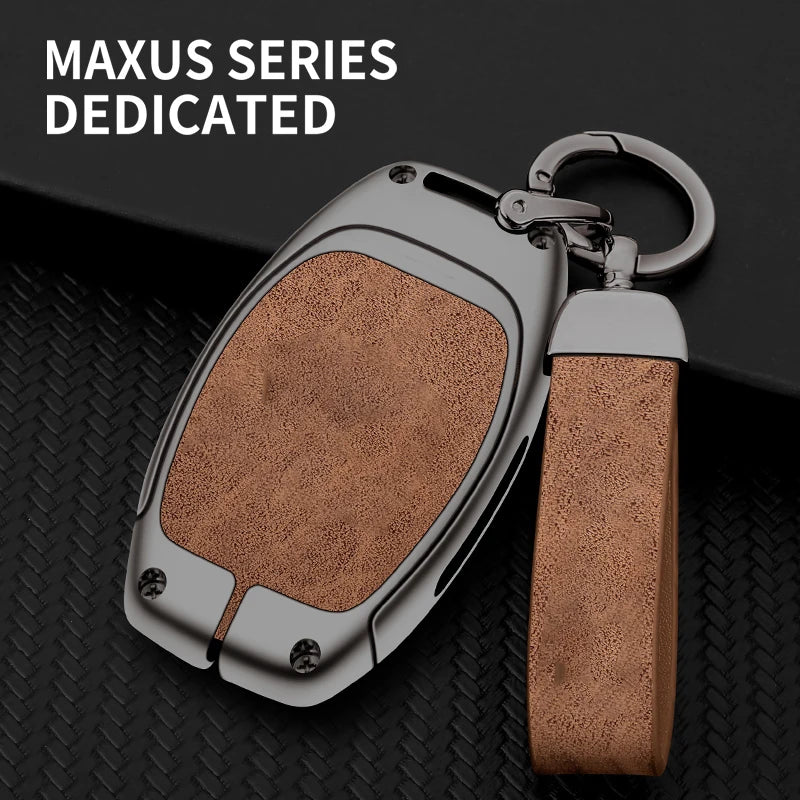 GPRGIT Zinc Alloy Leather Car Key Case Cover for Maxus G50 Plus LDV D60 G10 G20 RV V80 V90 T60 T70 EUNIQ5