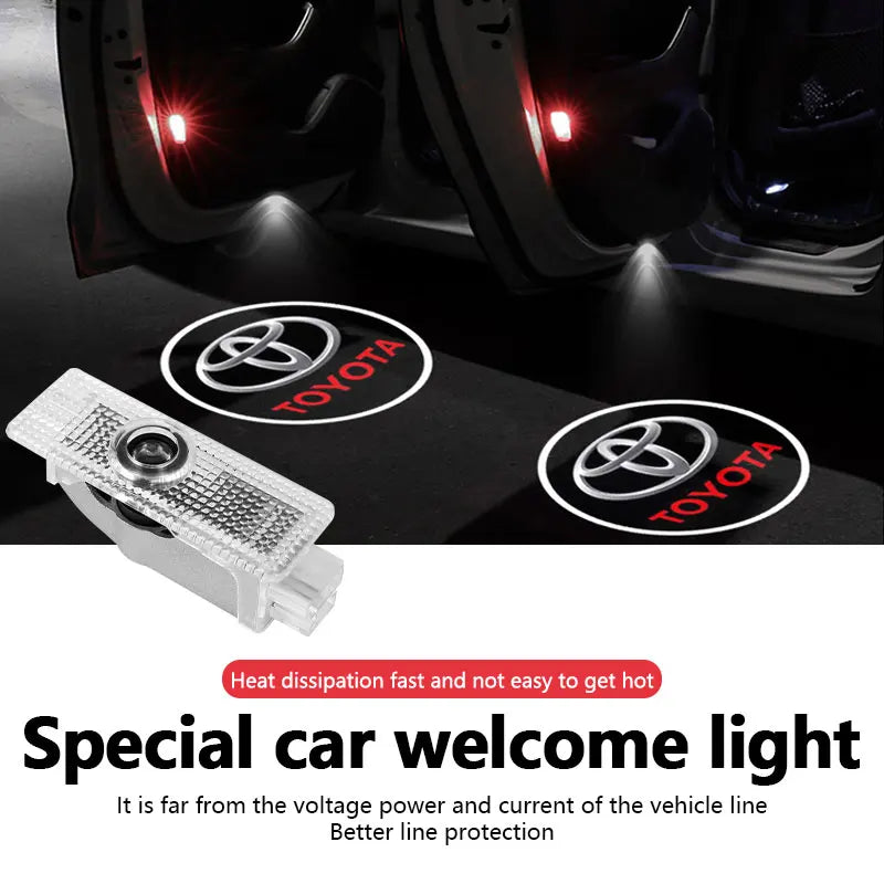 GPRGIT Car LED Door Logo Welcome Projector Light for BMW E90 E92 F30 12V 3W