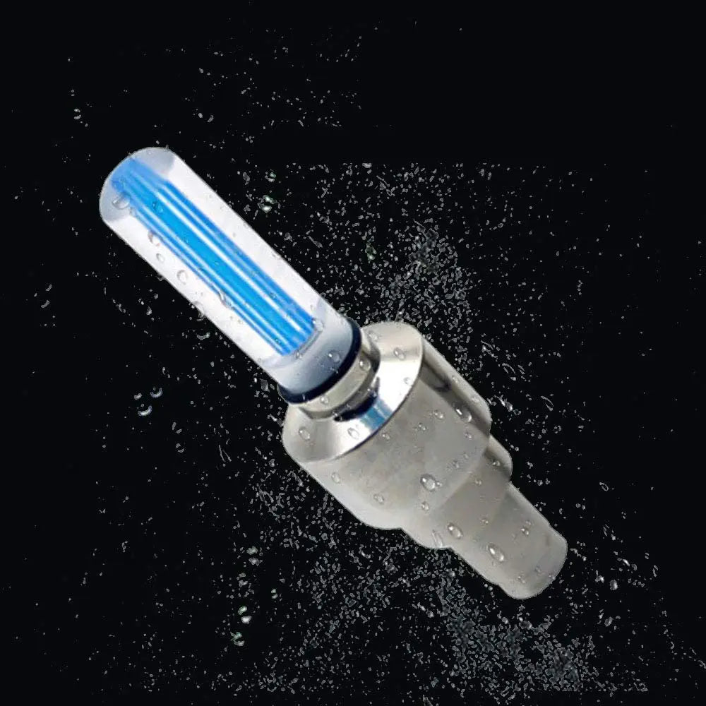 GPRGIT LED Flash Tyre Wheel Valve Cap Light for Car Bike Bicycle Motorbicycle