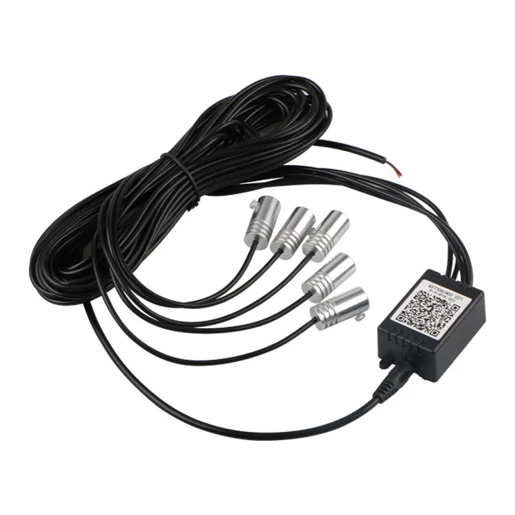 GPRGIT Car LED RGB Color Changing Fiber Optic Edge LED PMMA Acrylic Light Guide Panel Plate 12V