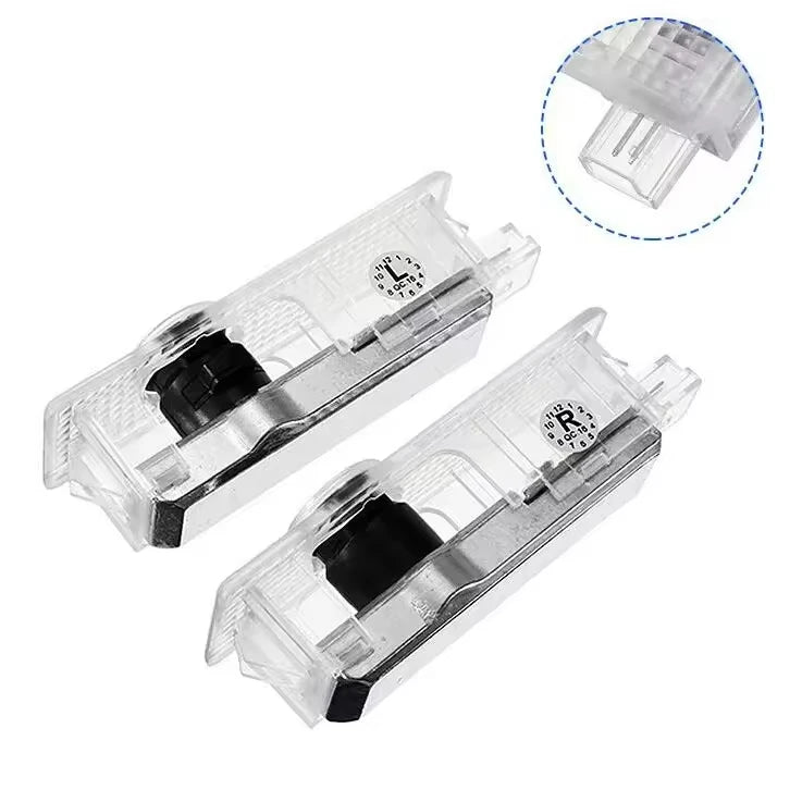 GPRGIT LED Glass Non-Fading Projection Door Welcome Light for Audi A4L A6L Q3 Q5 Q7 RS Series 12V