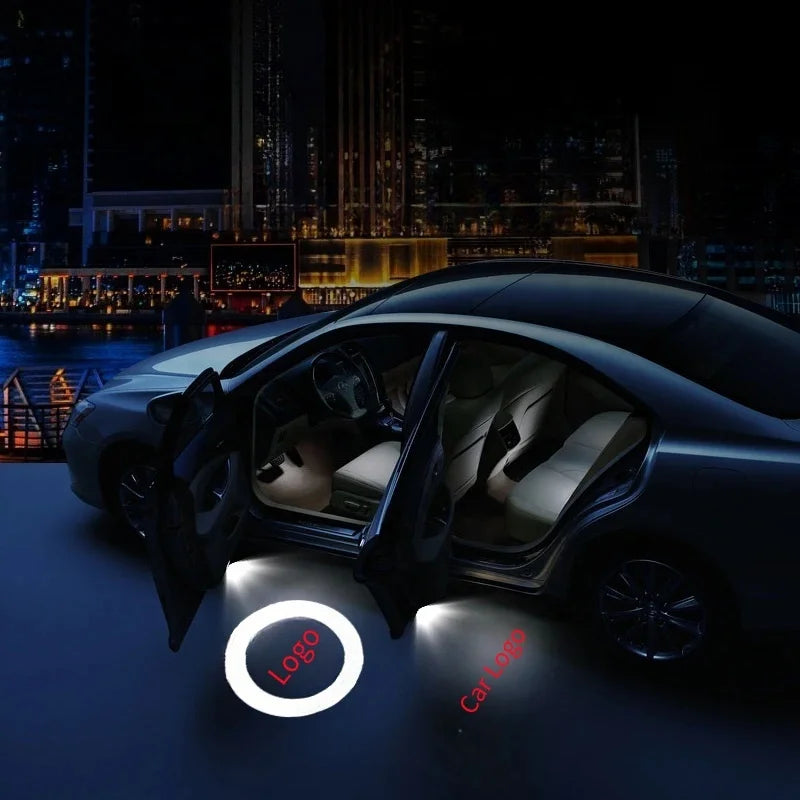 F Sport Logo Light 2Pc Door Welcome Ghost Shadow Light for Toyota Lexus