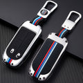 GPRGIT Key Case Cover Zinc Alloy for Jeep Renegade Commander Grand WK2 KL Chrysler 300C Dodge Ram 1500 Remote Car Accessories