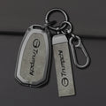 GPRGIT Leather Car Key Case Cover for Trumpchi GAC GS3 2021 Empow J11-J15 J16 Keyless Protector Keychain Keybag