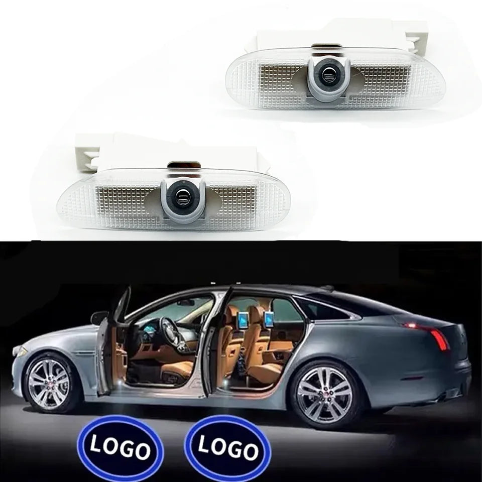 GPRGIT LED Door Welcome Lamp & Courtesy Logo Projector Light for Toyota Prado120 GX470 12V