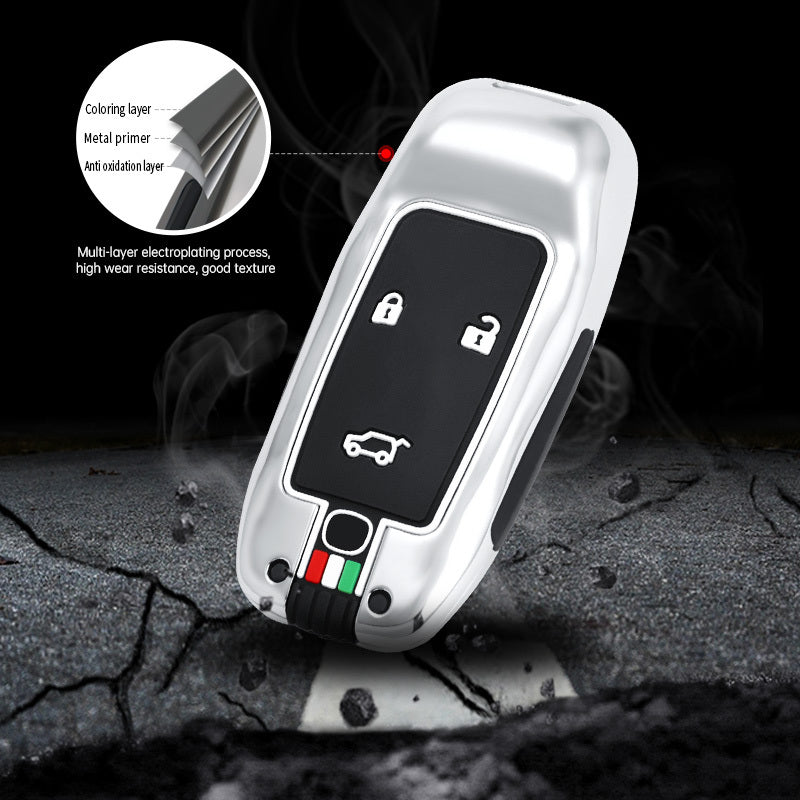 GPRGIT Zinc Alloy Car Key Case Smart Cover for Changan UNI-V/CS35 PLUS/E-Pro/CS55 PLUS/CS75 PLUS