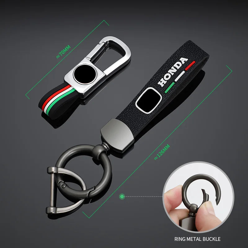 GPRGIT Zinc Alloy Car Remote Key Case Cover for Honda CRV CR-V Fit Civic Accord HR-V HRV City Odyssey XR-V Keyless Shell Accessories