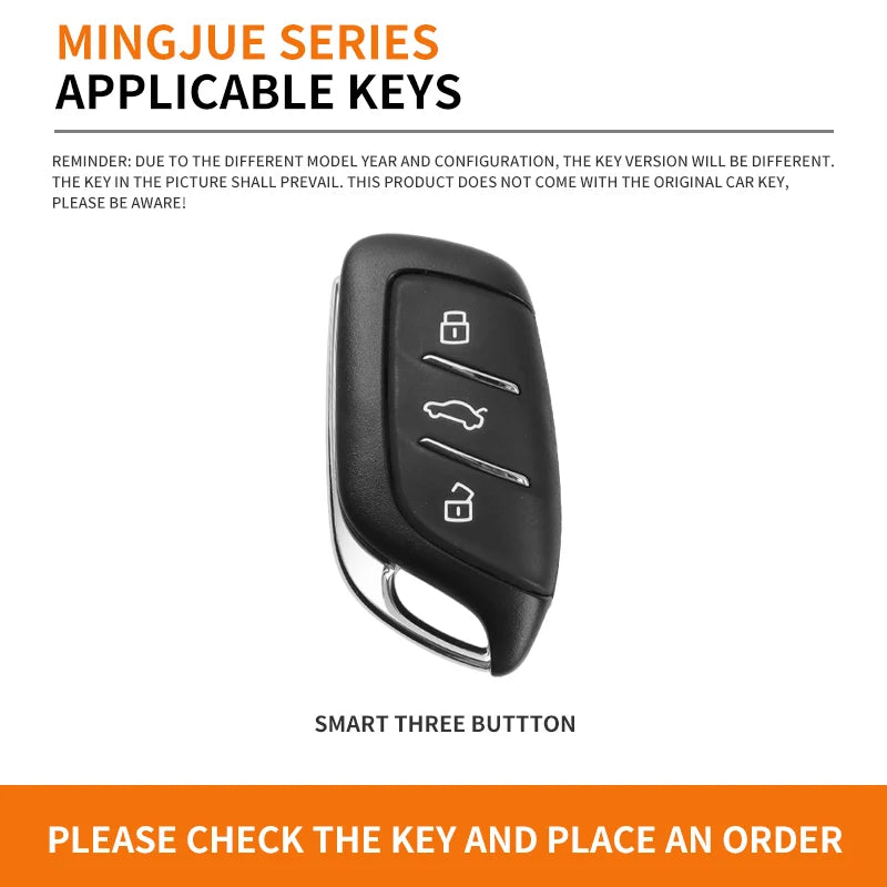 GPRGIT Zinc Alloy Leather Remote Key Case Fob for MG ZS MG6 EV EZS HS EHS Three Buttons Protector