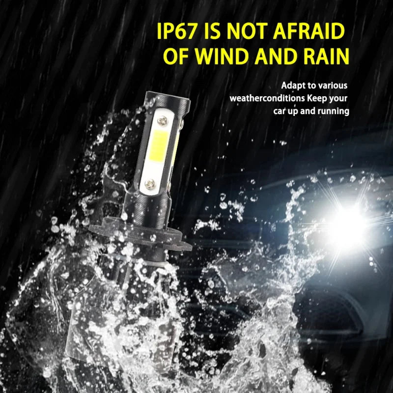 Car Headlights H7 H4 9005 HB3 9006 HB4 H11 Cob LED Lights for Auto Headlamps of Fog Bulbs 6500K X7