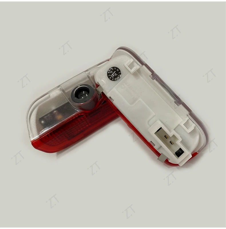 GPRGIT HD Glass Lens 12V Car Door Welcome Light Never Fade for Golf Magotan Teramont CC Lamando Sagitar Arteon