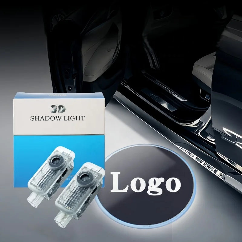 Universal Car Welcome Light 5W HD Projection Door Logo Light for Audi