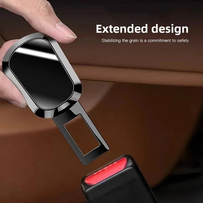 GPRGIT Car Seat Belt Buckle Extender, Seat Belt Lock Plug, Thick Insertable Socket Extender, Customizable Logo, Durable Metal