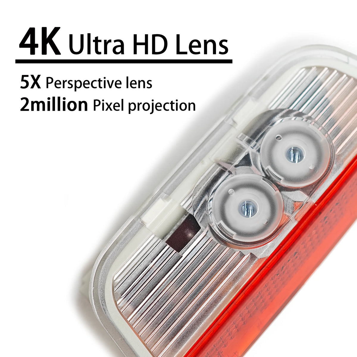 GPRGIT VW Dual Lens Dynamic Projector Welcome Door LED Light for Golf 6/7 Passat B7/B5 Touran 12V