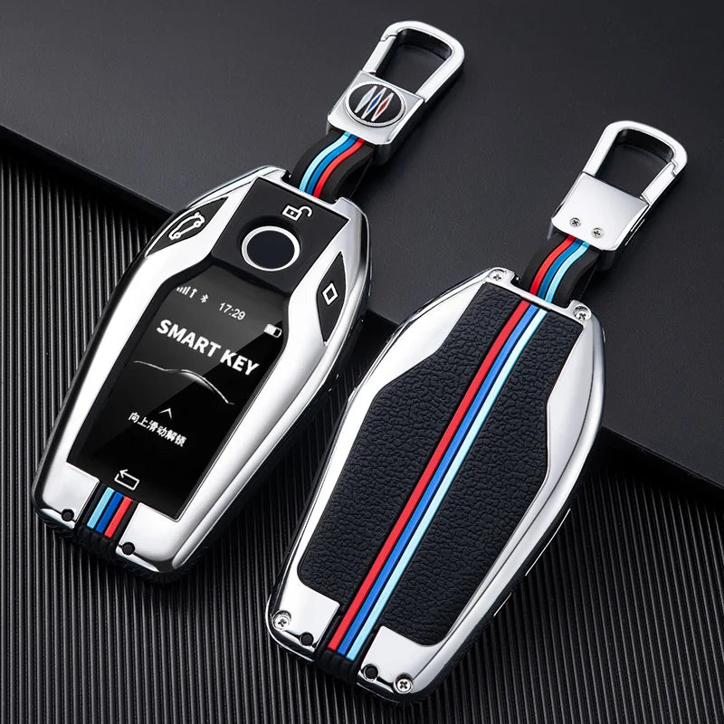 GPRGIT Car Key LED Display Intelligent Screen Key Case Cover Fob for BMW 5 6 7 Series G11 G12 G30 G31 G32 X3 X4 X5 X7 G01 G02 G05 G07