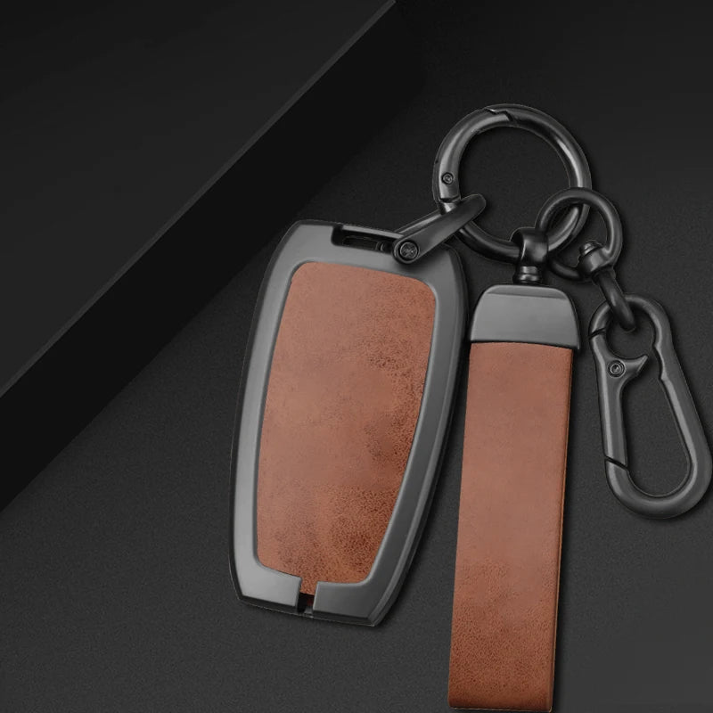 GPRGIT Car Key Case Cover for Toyota CHR Camry Prius Land Cruiser Prado Corolla Yaris RAV4 Highlander Zinc Alloy