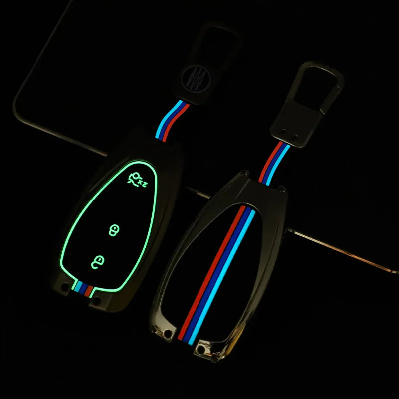 GPRGIT Zinc Alloy Car Key Fob for Chevrolet Malibu XL Cruze Spark Camaro Volt Bolt Trax Equinox Accessories Smart Key Case